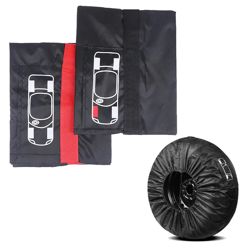 Tire Cover Case Car Spare Tire Cover Storage Bags for Cars Wheel Accessories Portable Wheel Bags